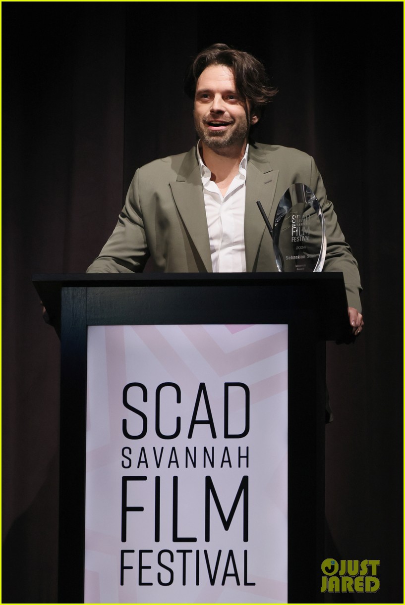 Sebastian Stan Honored With Maverick Award at SCAD Savannah Film Festival 2024