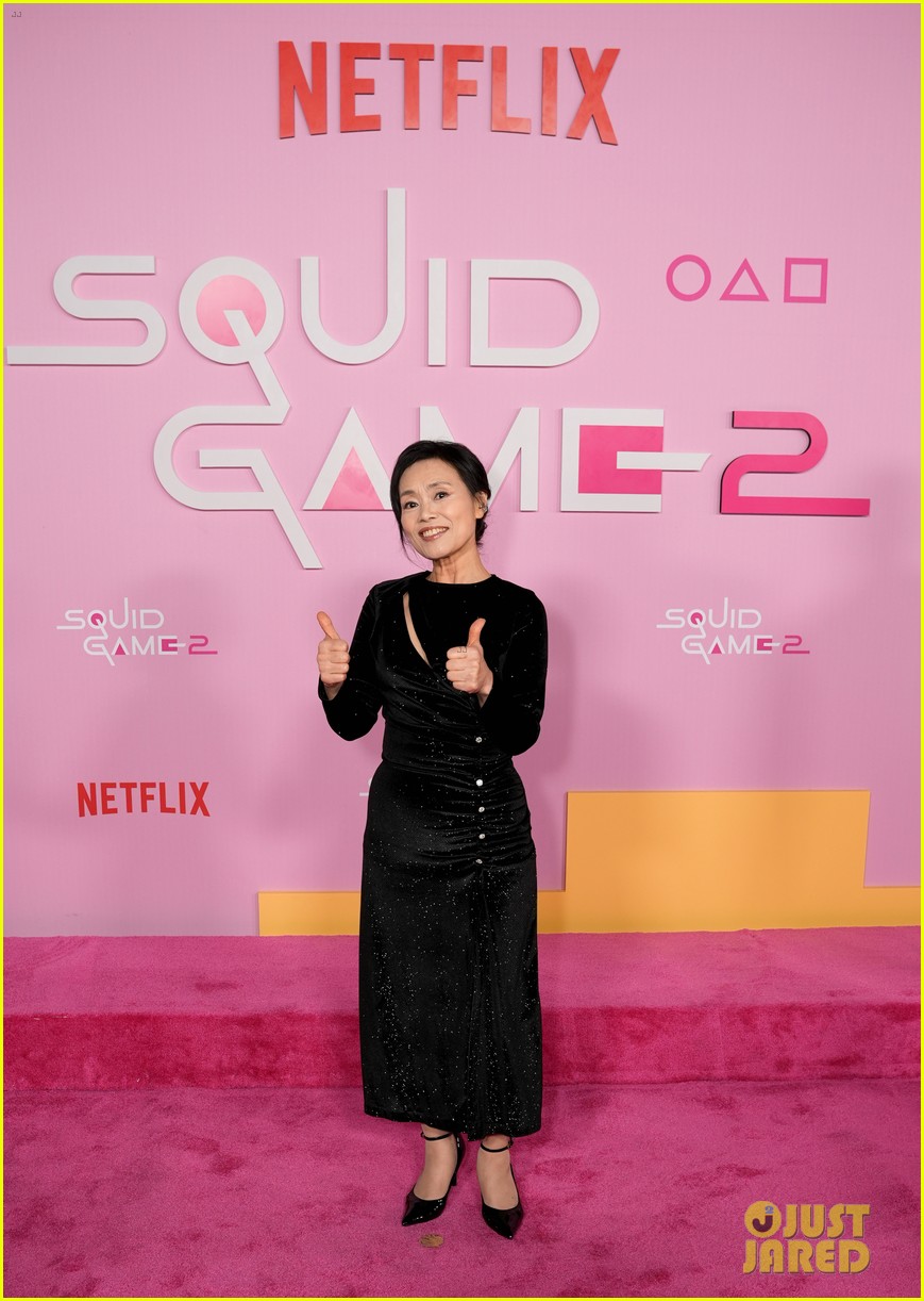 Lee Jung-jae Snaps Group Selfie With 'Squid Game' Co-Stars at Season 2 LA Premiere, Teases 'Many Twists & Turns'
