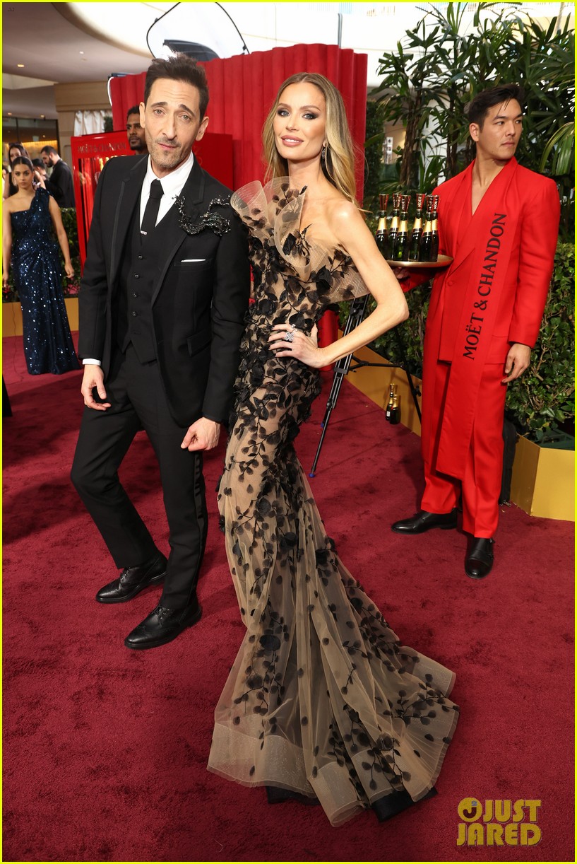 georgina chapman golden globes dress Adrien Brody and Georgina Chapman's Relationship Timeline