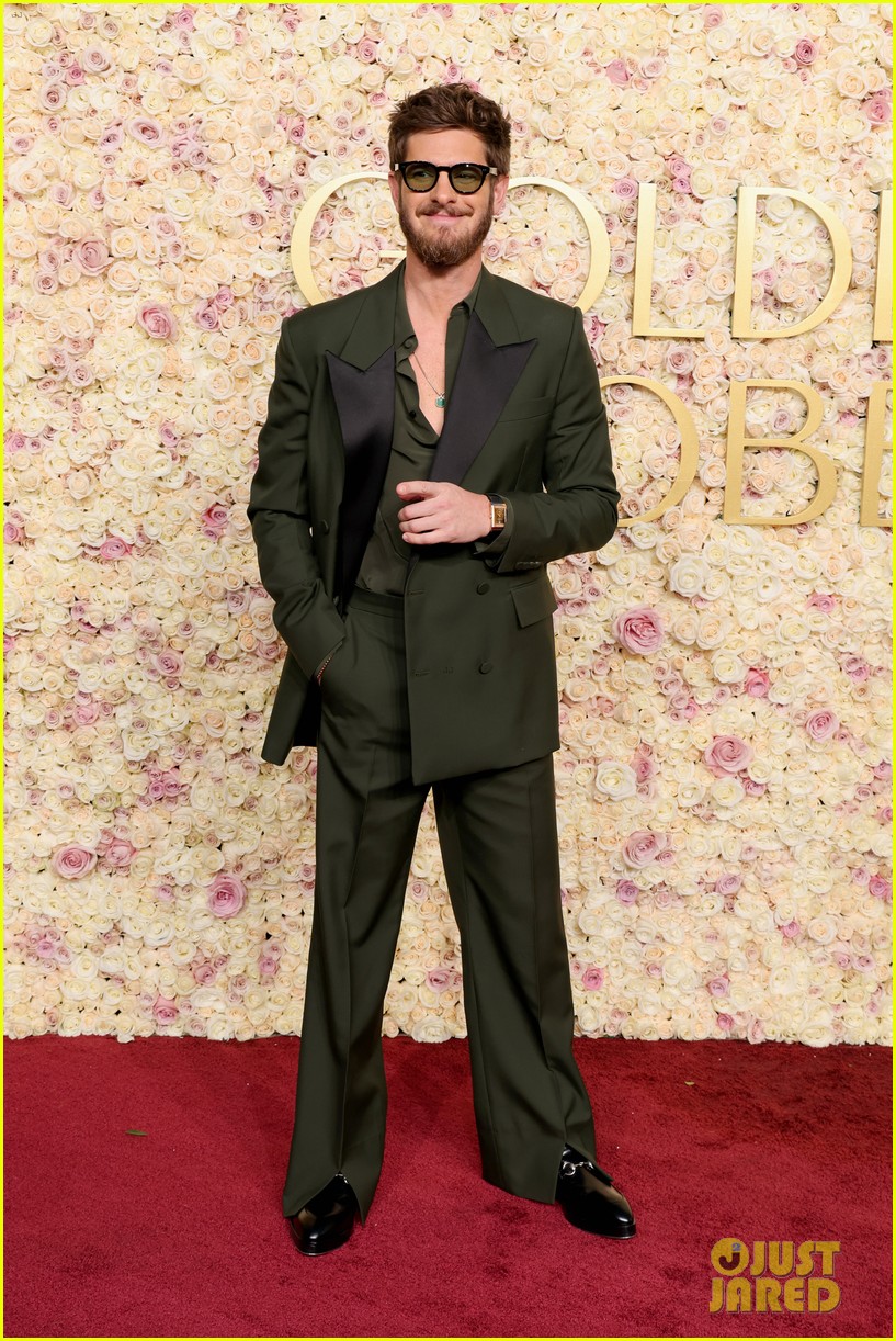 Andrew Garfield & Eddie Redmayne Ditch Traditional Black Suits for Golden Globes 2025