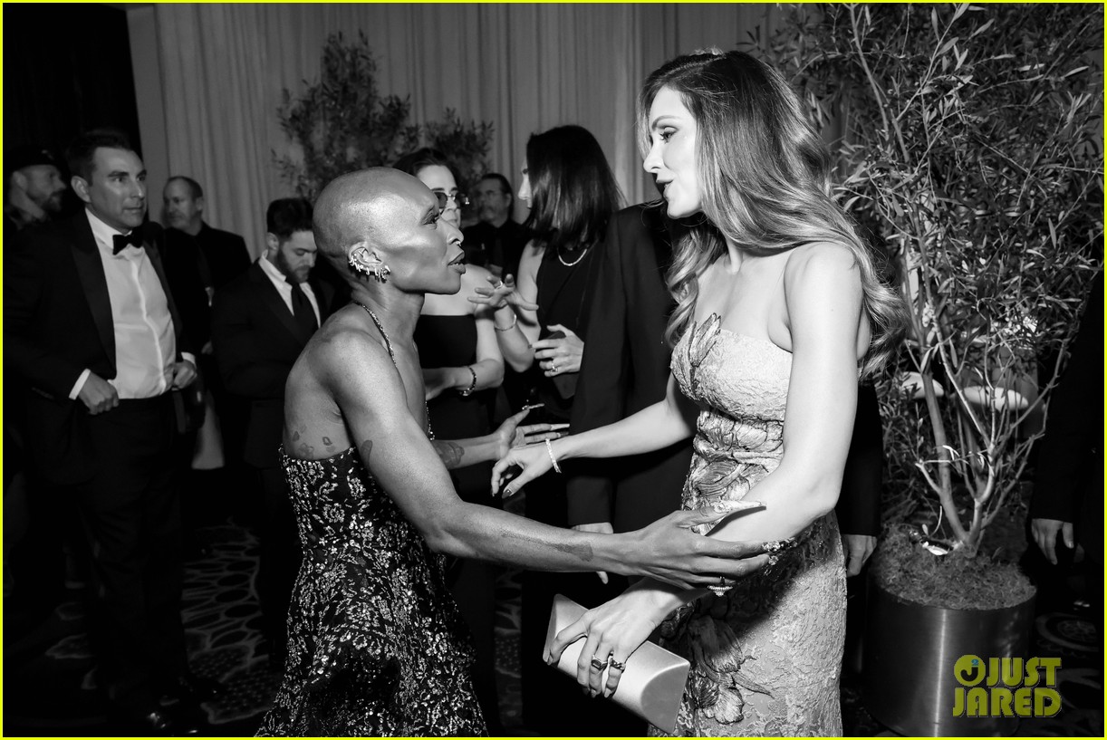 sara foster golden globes dress Katharine McPhee & David Support His Nominated Daughters Erin & at 2025! | Just Jared erin foster golden globes
