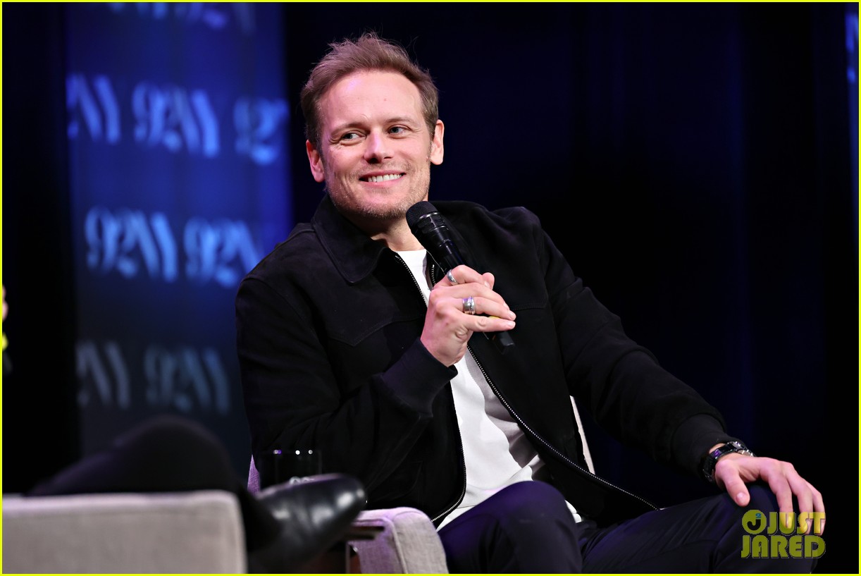 Sam Heughan Charms During 'In Conversation' Interview Ahead of New Series 'The Couple Next Door'