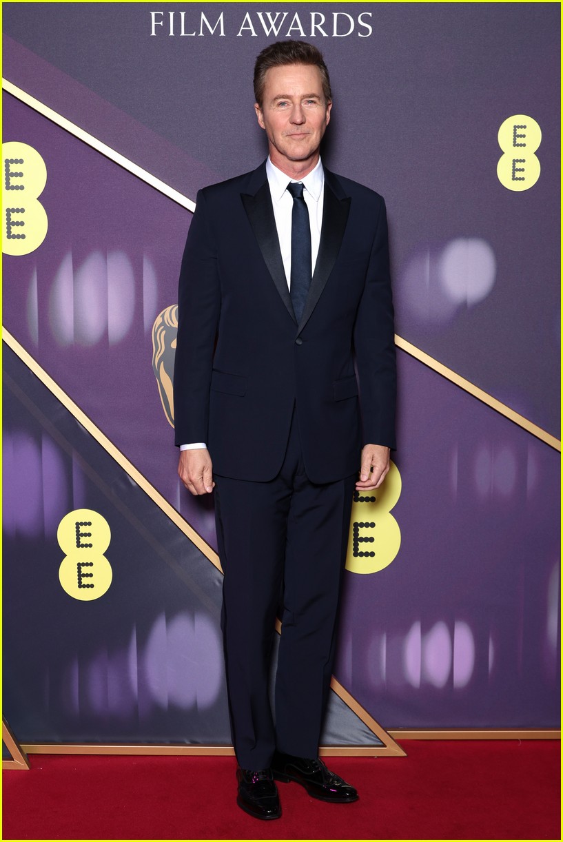 Nominees Timothee Chalamet & Edward Norton Hit the BAFTAs 2025 Red Carpet Amid 'A Complete Unknown' Nominations