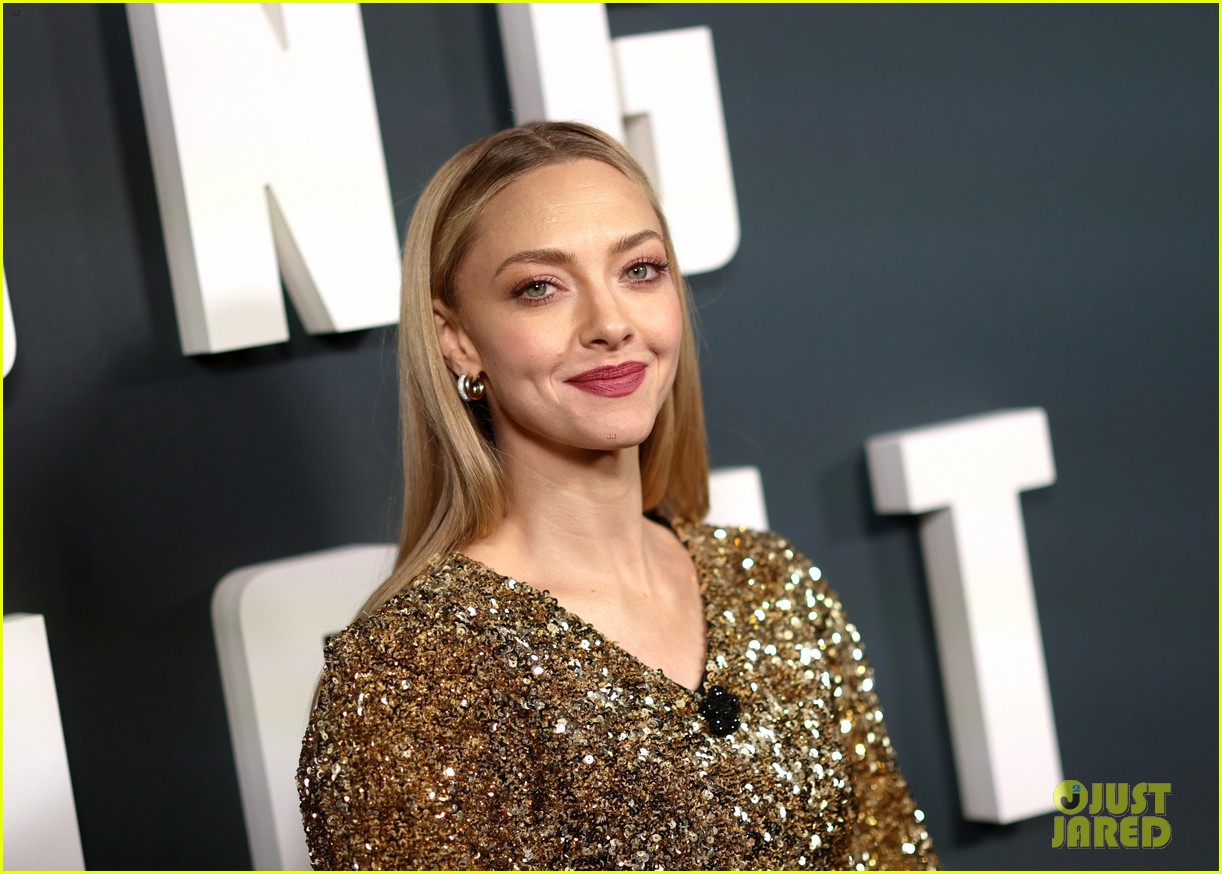 Amanda Seyfried Glitters in Gold at Premiere of Her New Series 'Long Bright River'