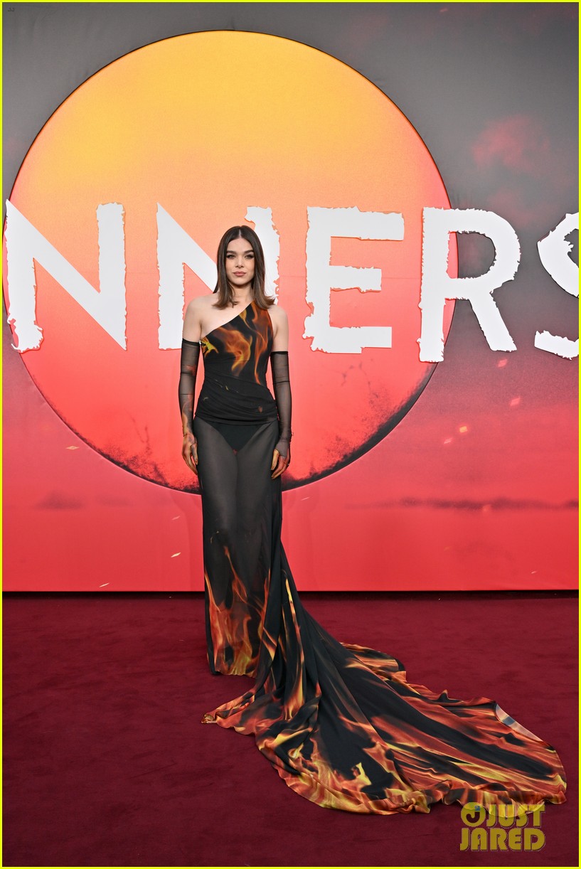 hailee steinfeld red carpet flame dress Hailee Steinfeld Wears Flame-Covered Dress to 'Sinners' UK Premiere in  London! - Just Jared - Celebrity News and Gossip