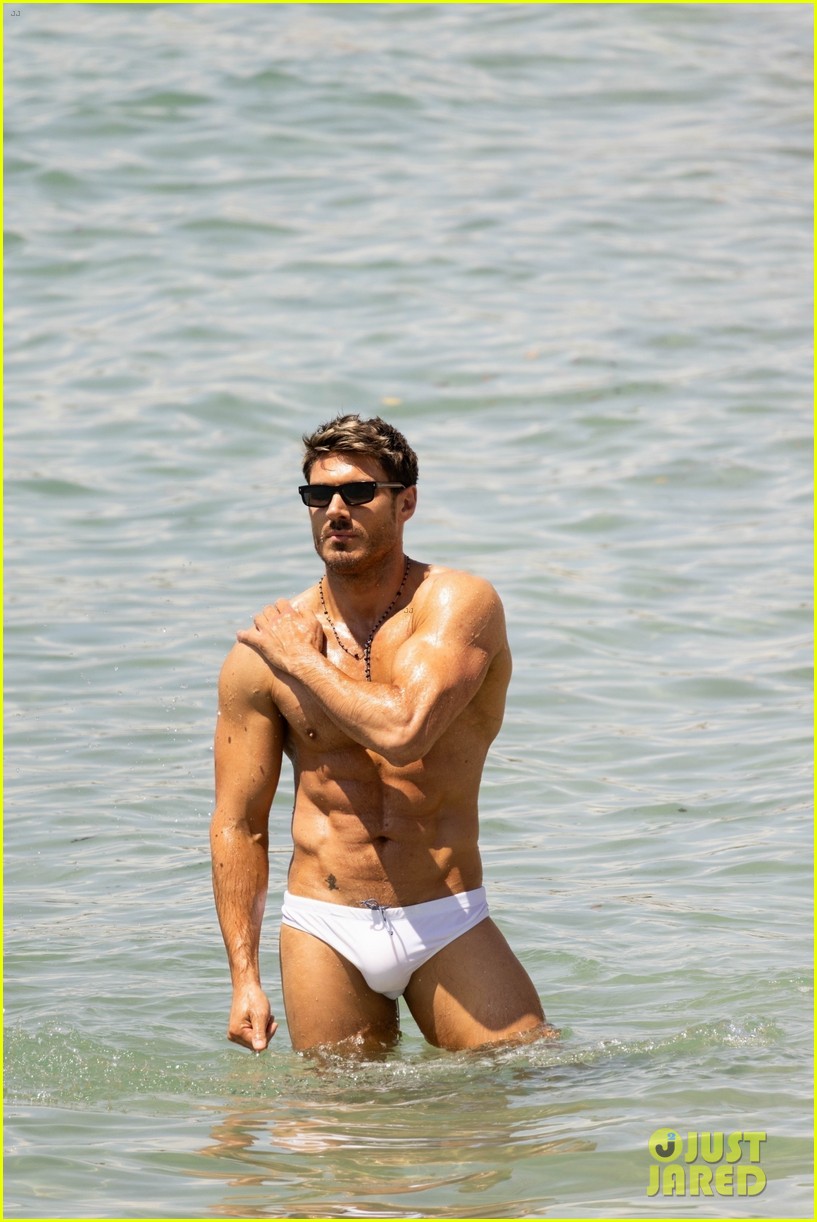 Celebrity Hairstylist Chris Appleton Goes Shirtless for a Dip in His Speedo