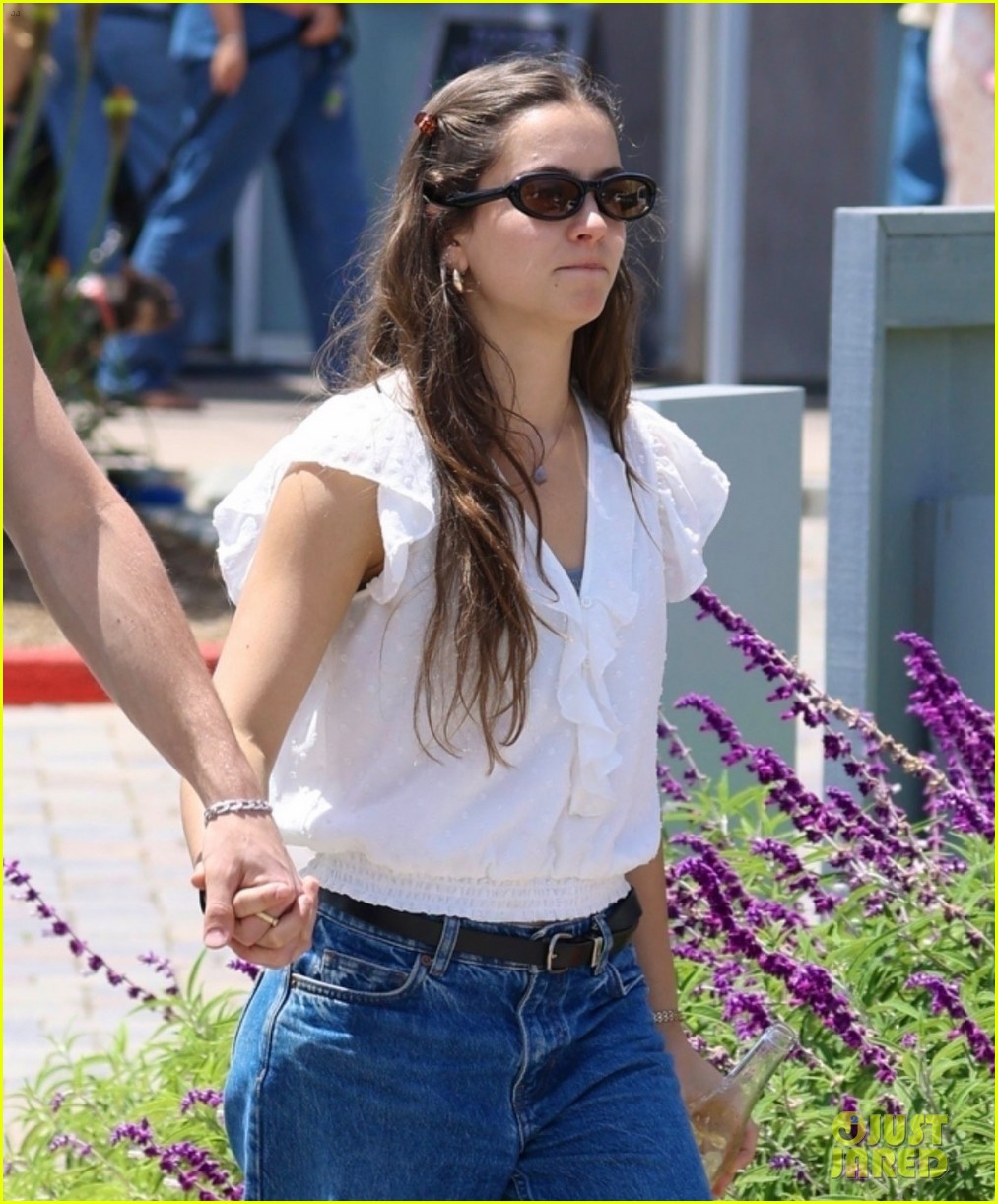 Benson Boone & Girlfriend Maggie Thurmon Hold Hands During Day Out in Malibu
