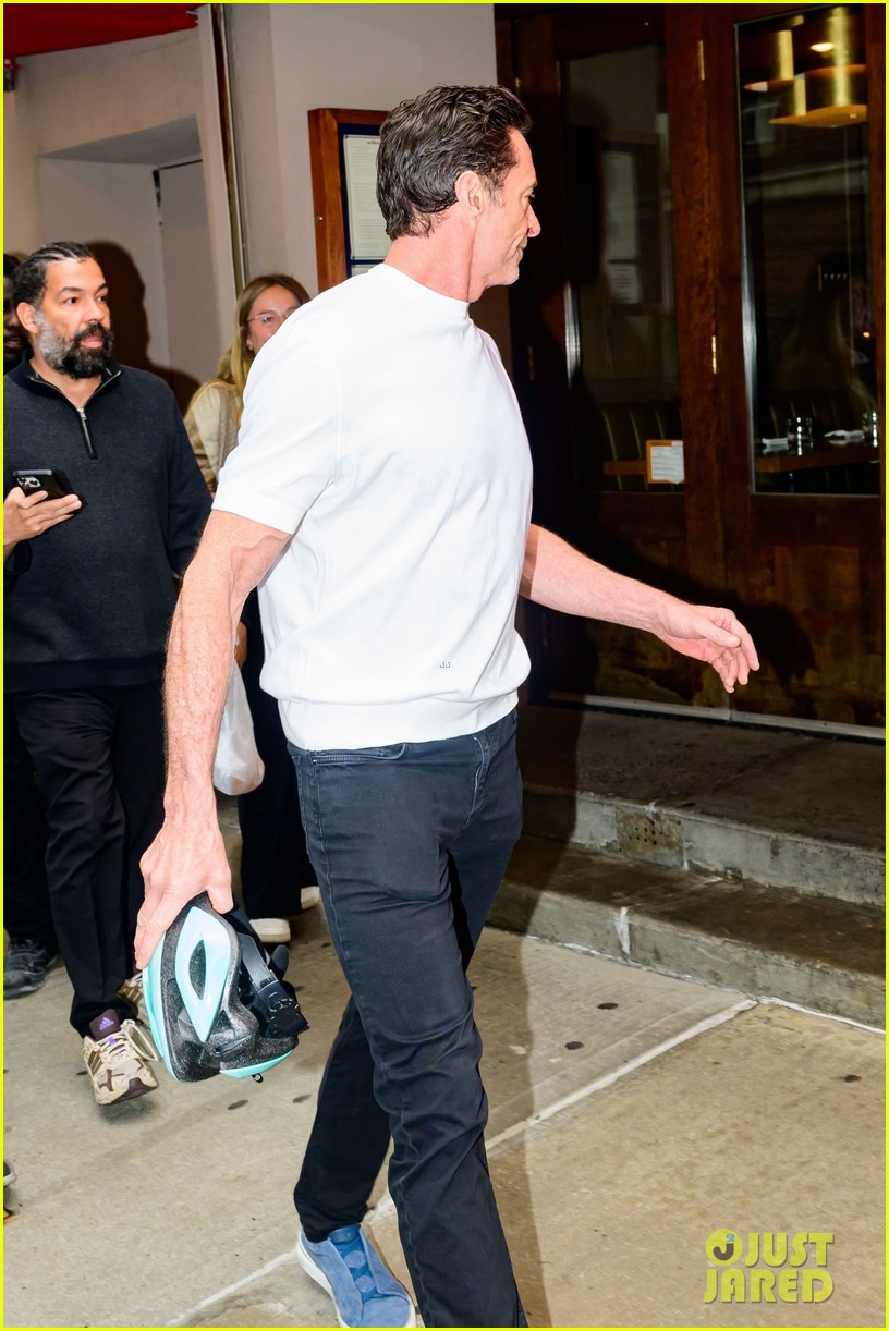 Hugh Jackman Spotted Heading to His Off-Broadway Show in NYC Shortly After Divorce Settlement
