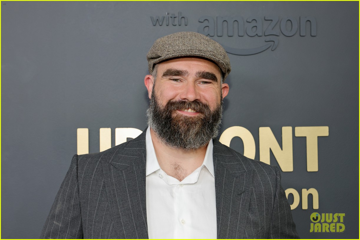 Travis Kelce & Jason Kelce Hit the Red Carpet Together at Amazon Upfronts After Mother's Day in Philadelphia