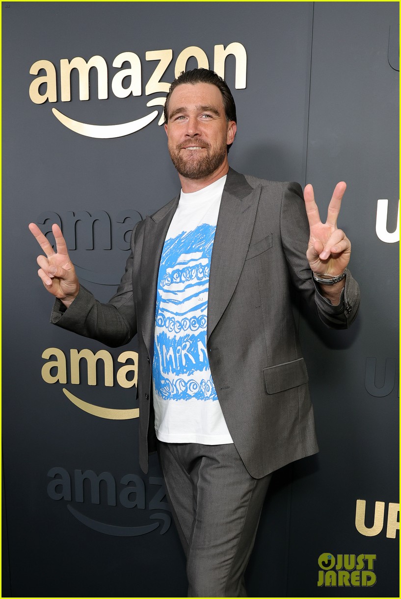 Travis Kelce & Jason Kelce Hit the Red Carpet Together at Amazon Upfronts After Mother's Day in Philadelphia