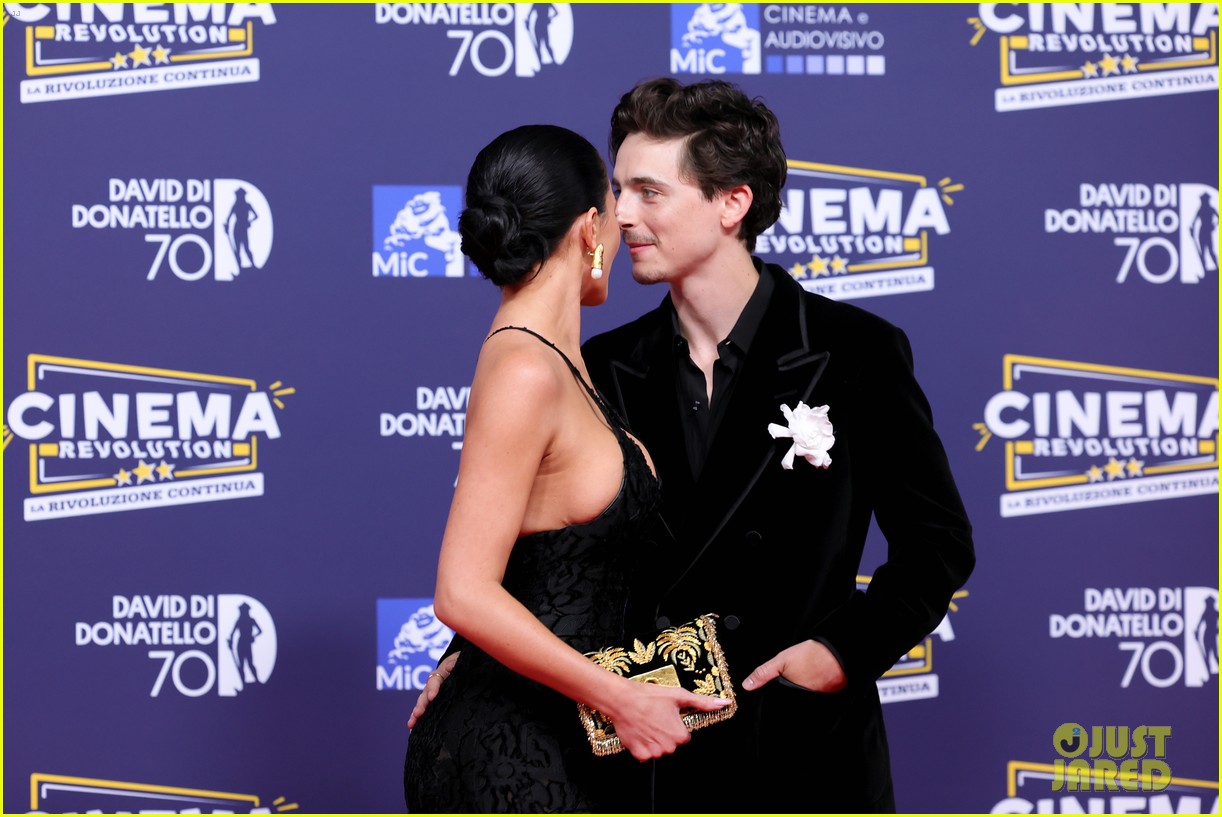 Kylie Jenner & Timothee Chalamet Make Red Carpet Debut as a Couple During Event in Italy