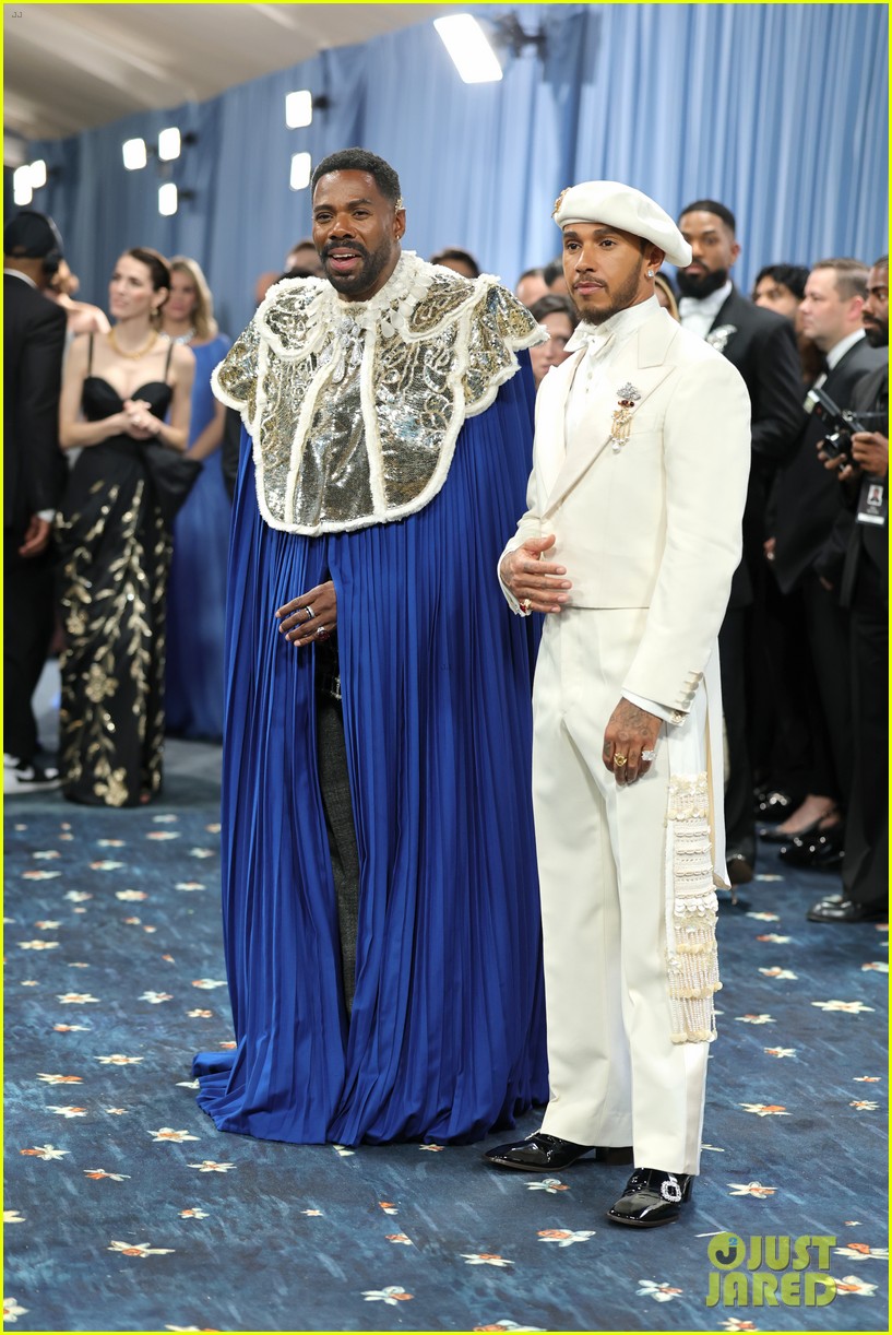 Co-Chairs Colman Domingo & Sir Lewis Hamilton Arrive Together For Met Gala 2025