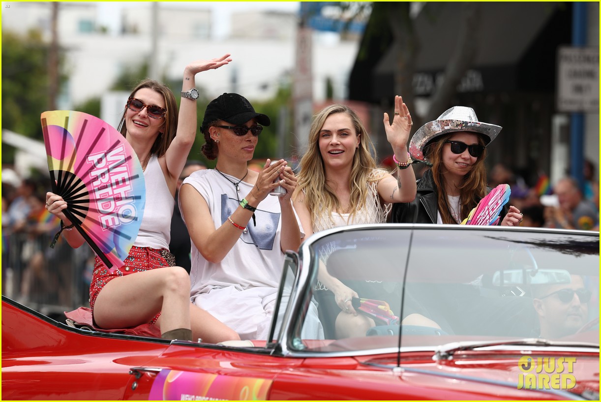 Cara Delevingne Says She Had a 'Pretty Gay' Pride While Riding in WeHo Pride Parade with Girlfriend Minke