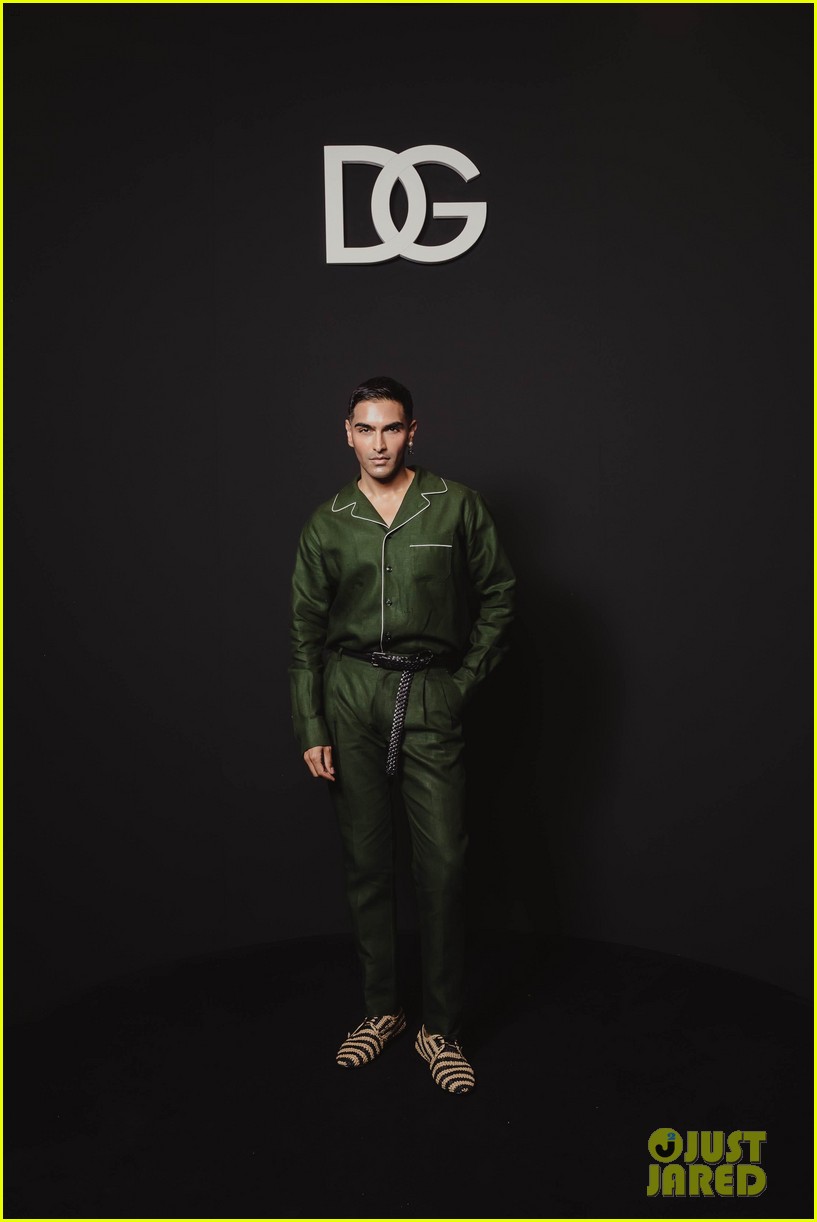 Theo James & Michele Morrone Look Sharp at Dolce & Gabbana Fashion