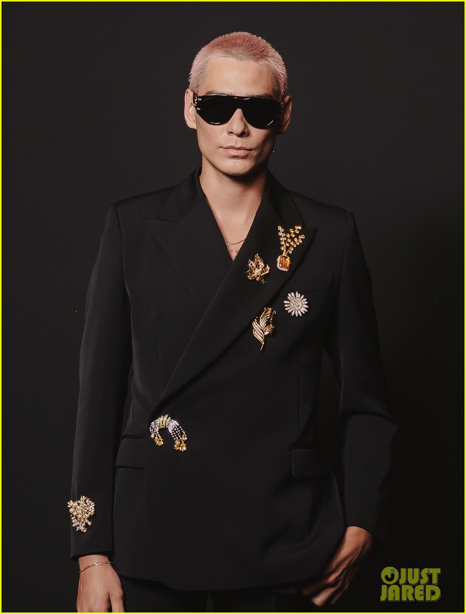 Theo James & Michele Morrone Look Sharp at Dolce & Gabbana Fashion