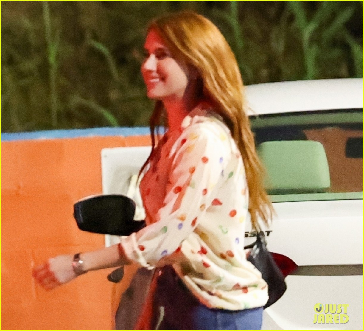 Emma Roberts & Fiancé Cody John Share a Kiss During LA Date Night 