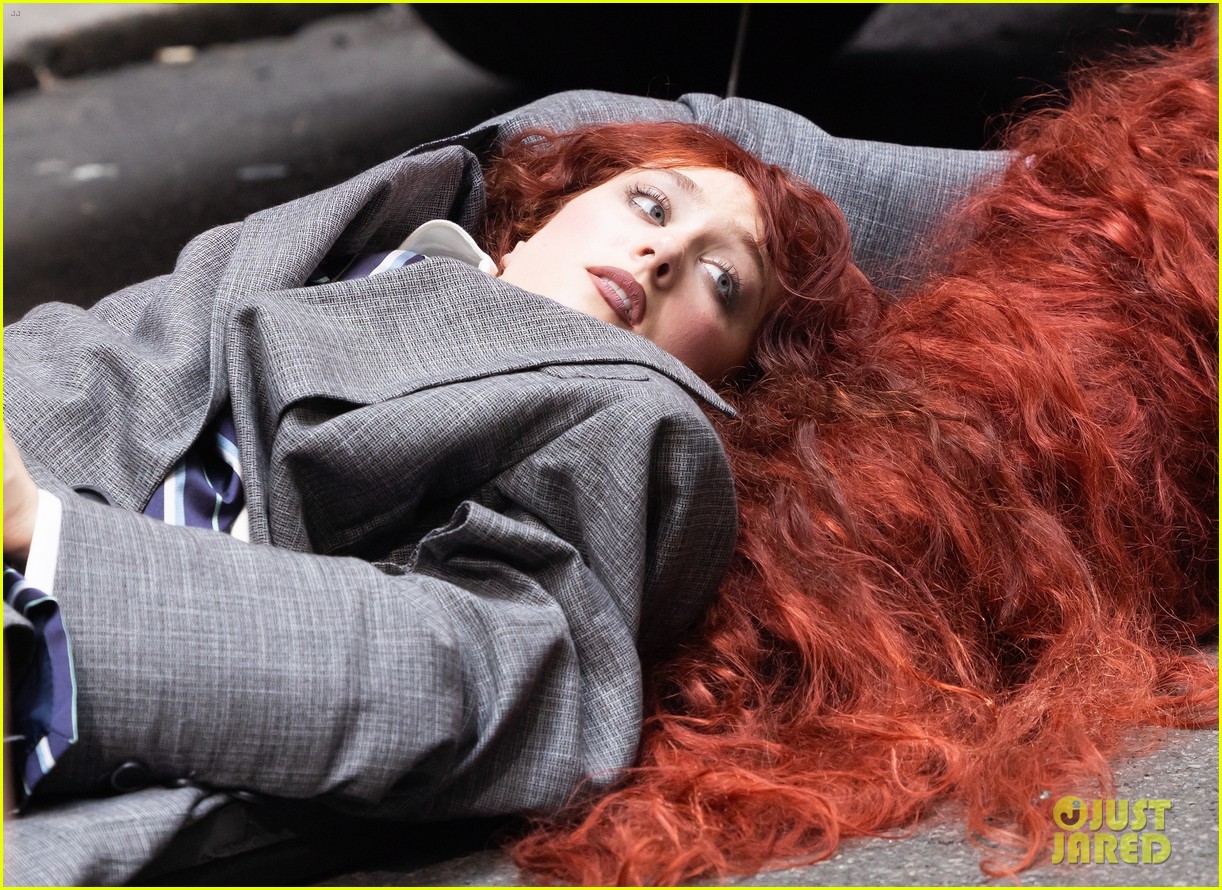Chappell Roan Spotted Being Dragged By Hair Behind Taxi for Upcoming Music Video