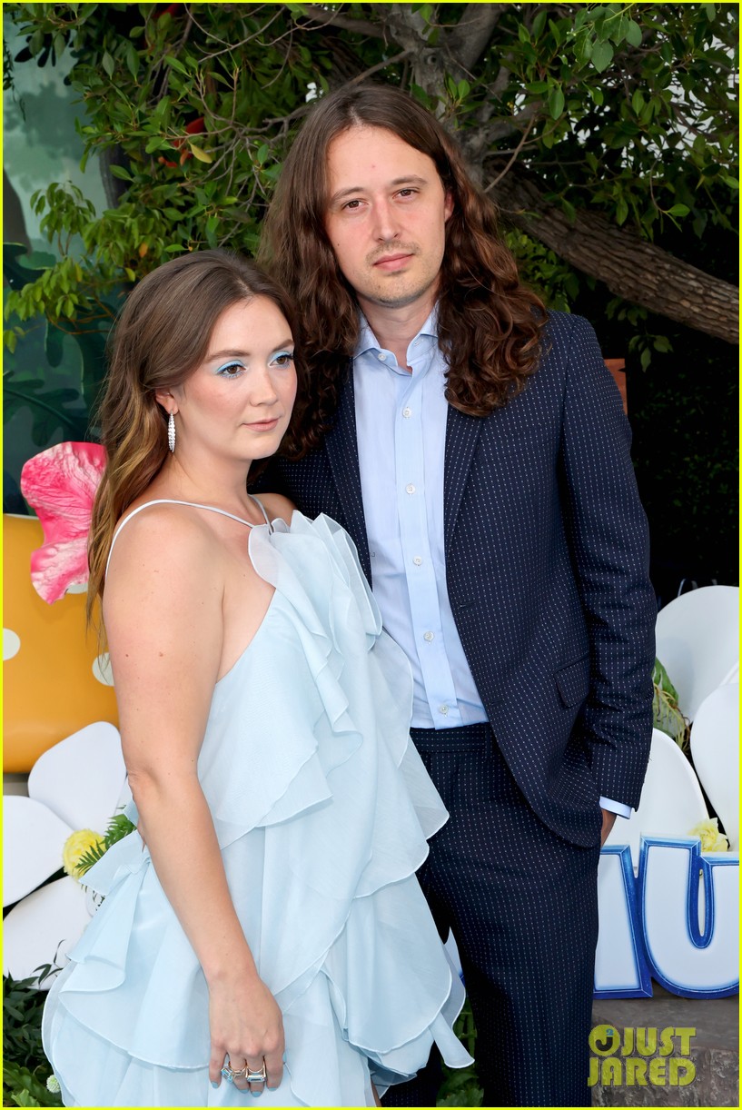 Billie Lourd & Husband Austen Rydell Have Date Night at 'Smurfs' L.A. Premiere!