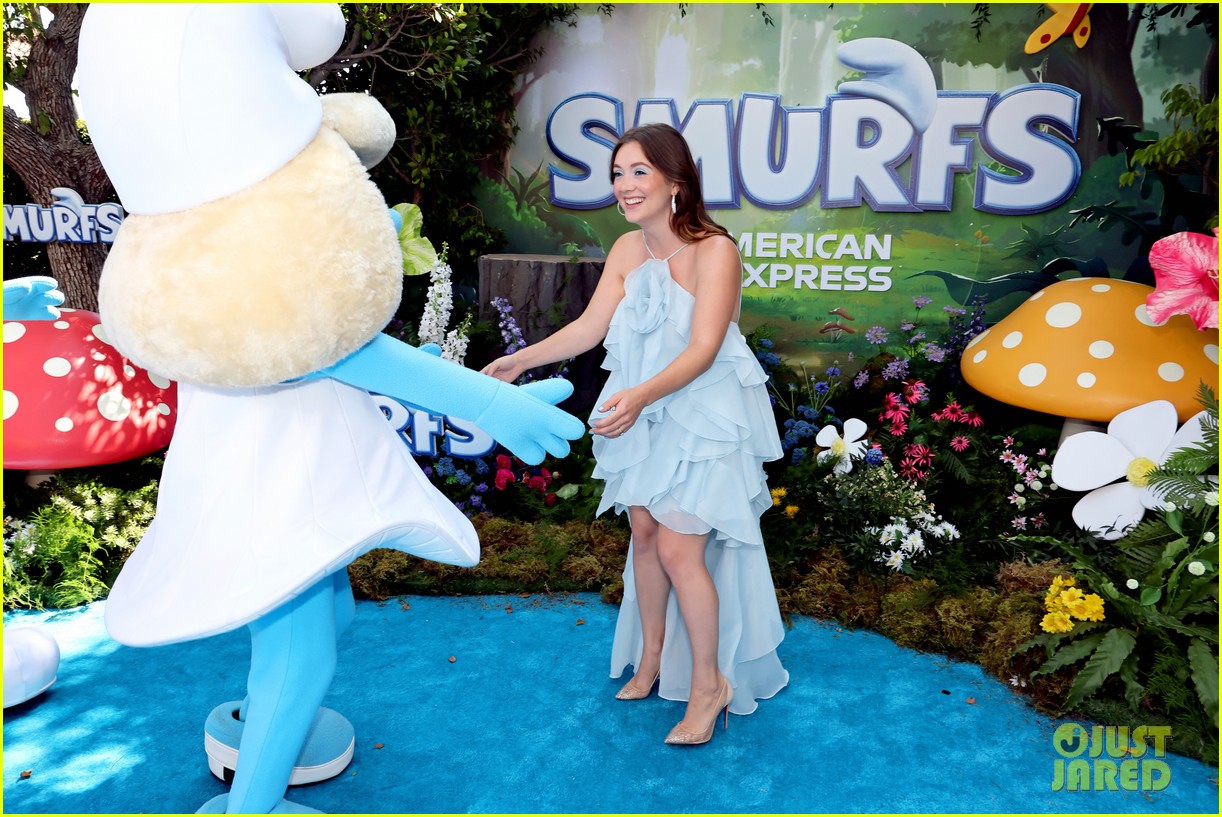 Billie Lourd & Husband Austen Rydell Have Date Night at 'Smurfs' L.A. Premiere!