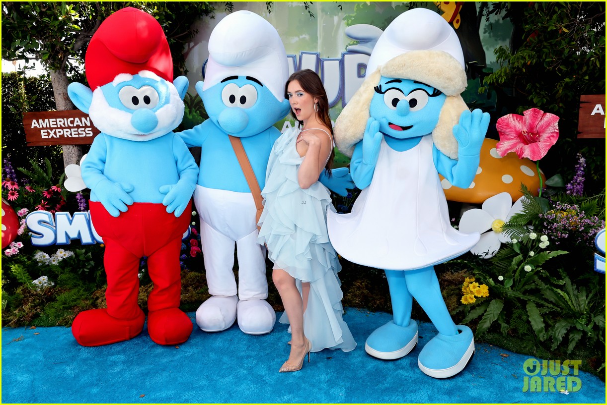 Billie Lourd & Husband Austen Rydell Have Date Night at 'Smurfs' L.A. Premiere!