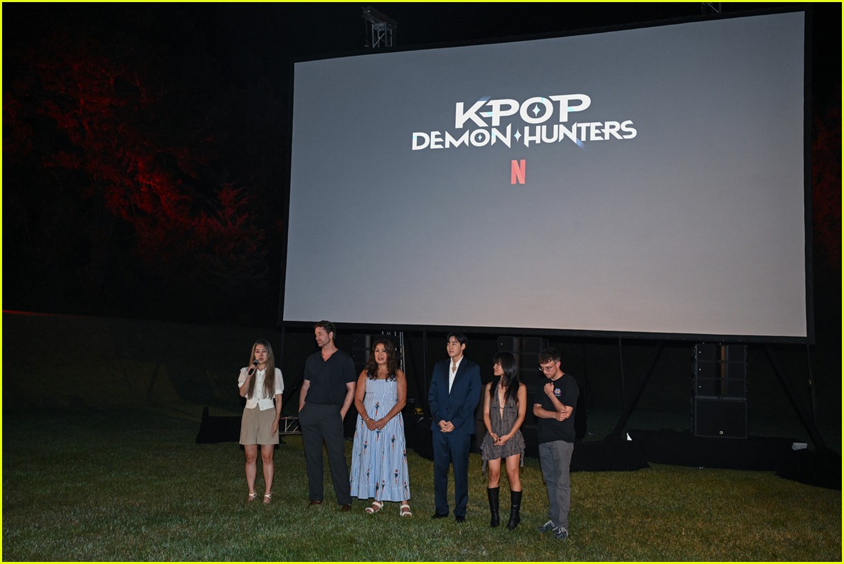 Neil Patrick Harris & Family Welcome the 'KPop Demon Hunters' Team to Their Hamptons Home for Backyard Screening!
