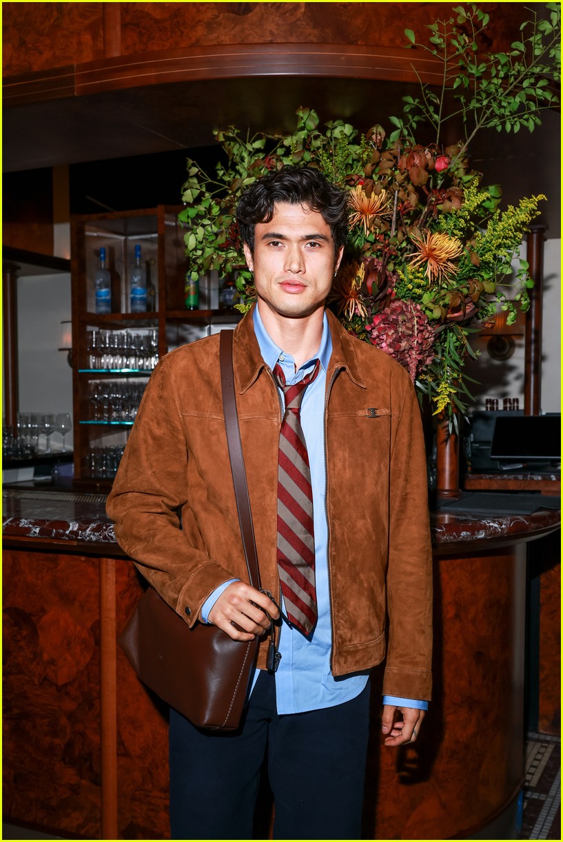 Elle Fanning Goes All Denim for Coach's NYFW Show with Charles Melton & More