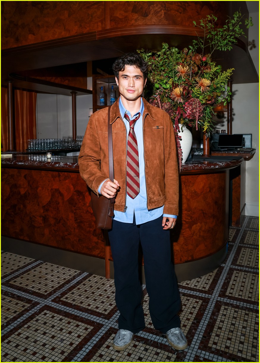 Elle Fanning Goes All Denim for Coach's NYFW Show with Charles Melton & More