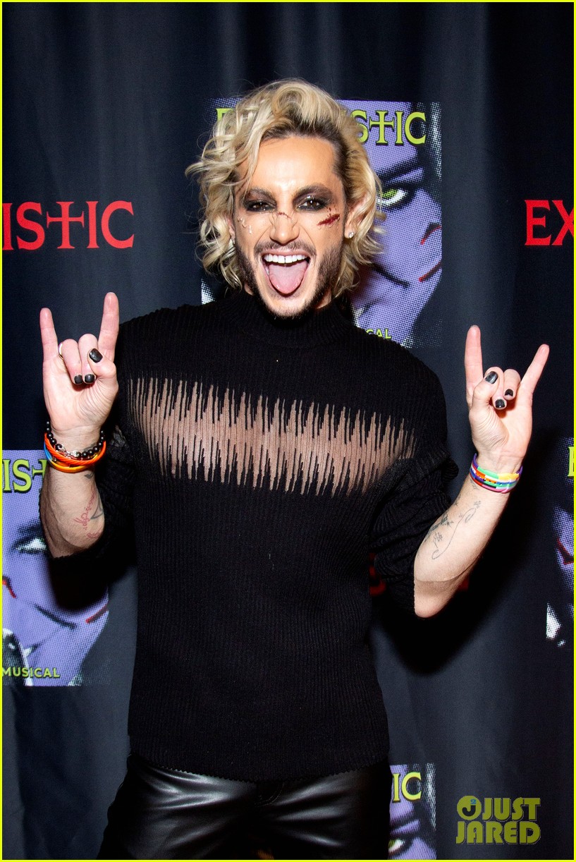 Darren Criss Strips Down to Fishnets & Corset for 'Exorcistic: The Rock Musical' Cameo Appearance on Opening Night!