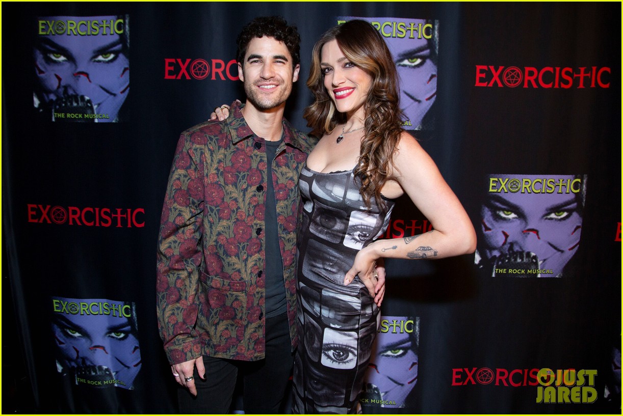 Darren Criss Strips Down to Fishnets & Corset for 'Exorcistic: The Rock Musical' Cameo Appearance on Opening Night!
