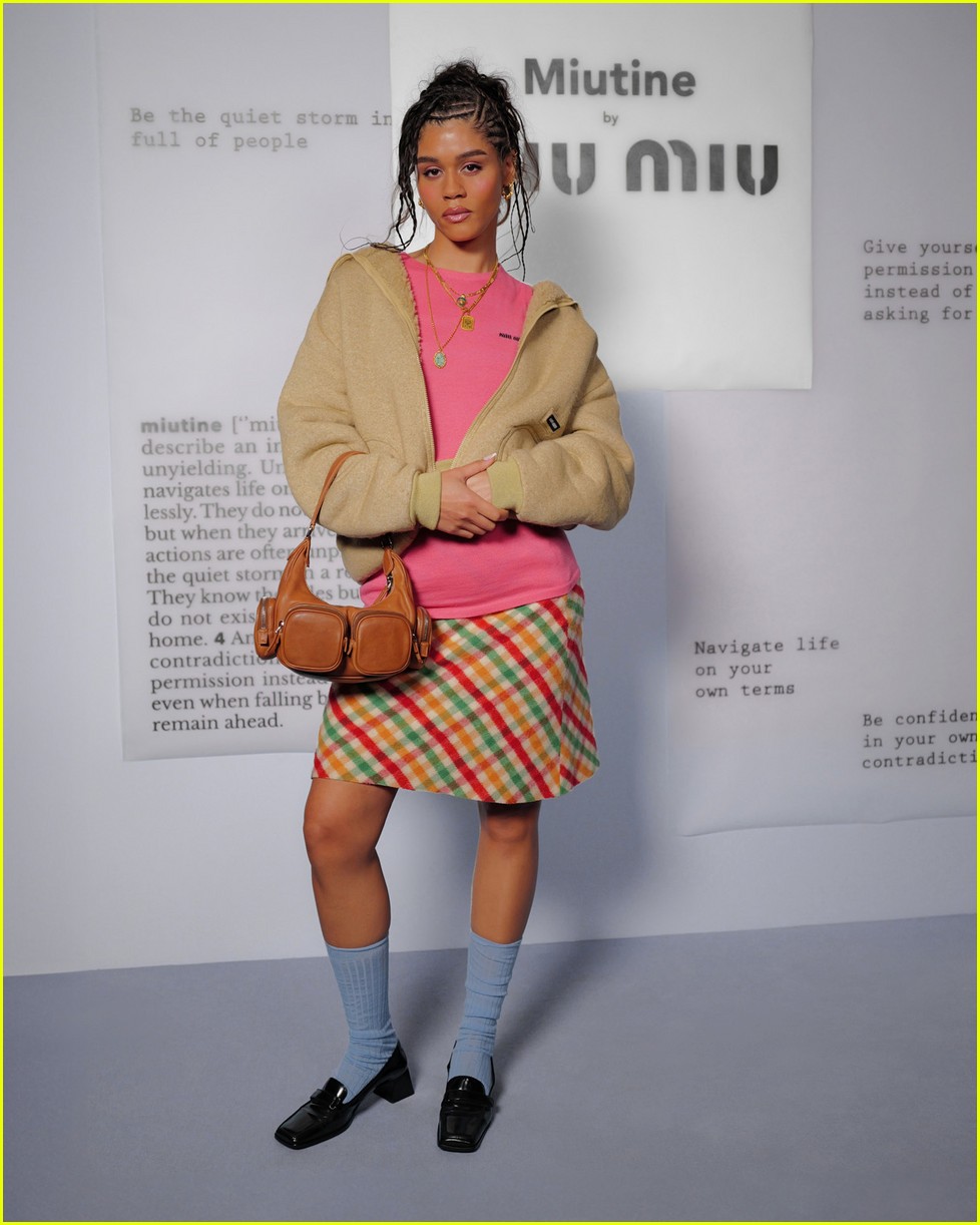 Emma Corrin & Brie Larson Attend Miu Miu's Miutune Fragrance Launch Event in London