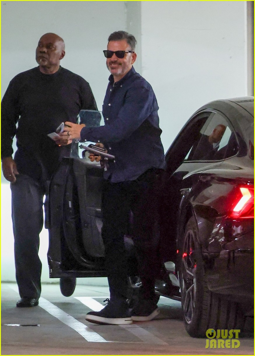 Jimmy Kimmel Photographed Visiting His Lawyer's Office After Getting Suspended from ABC