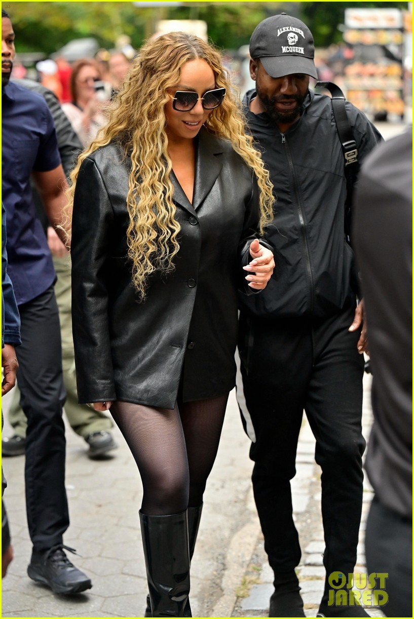 Mariah Carey Rocks Stylish Jacket & Patent Leather Boots While Promoting 'Here For It All'