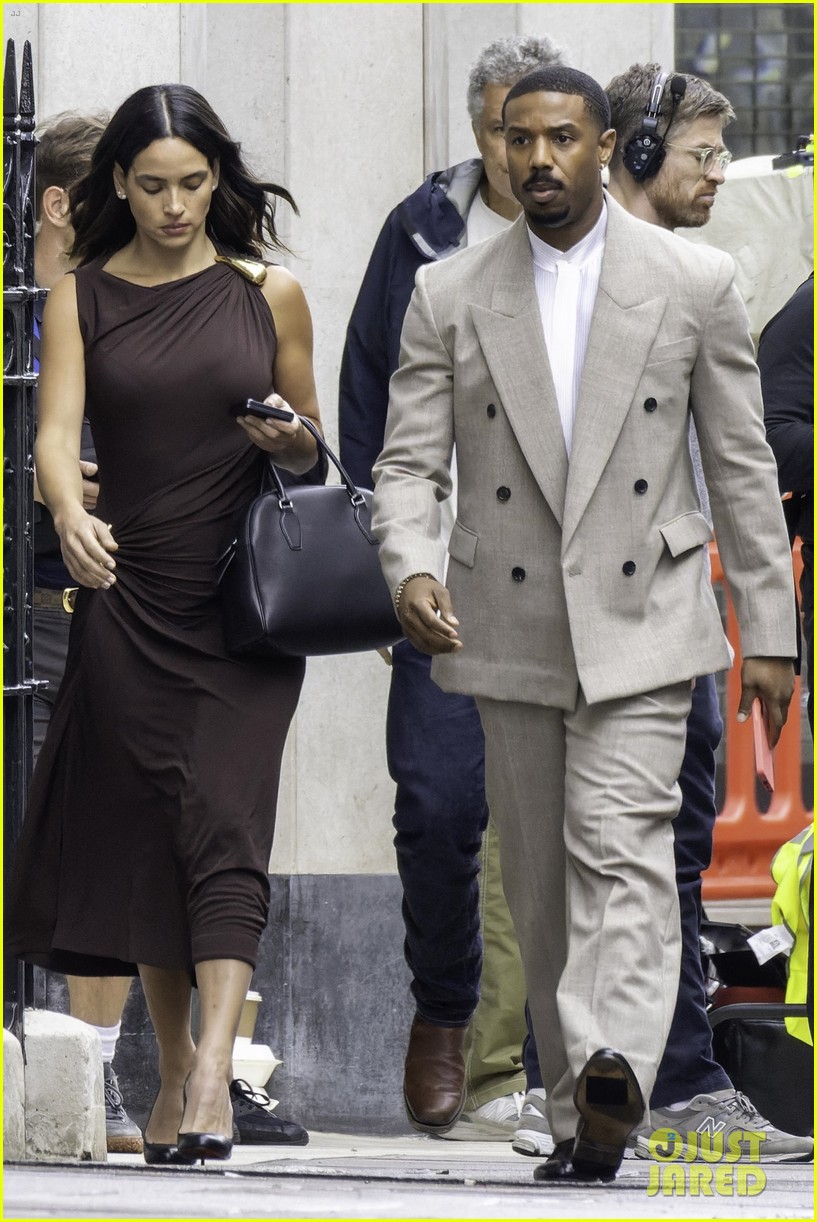 Michael B. Jordan Spotted Filming 'Thomas Crown Affair' Movie with Adria Arjona for First Time!