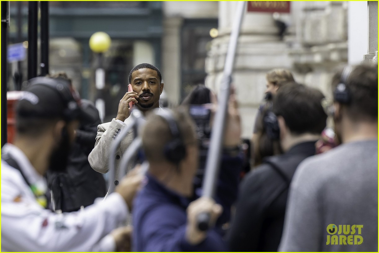 Michael B. Jordan Spotted Filming 'Thomas Crown Affair' Movie with Adria Arjona for First Time!