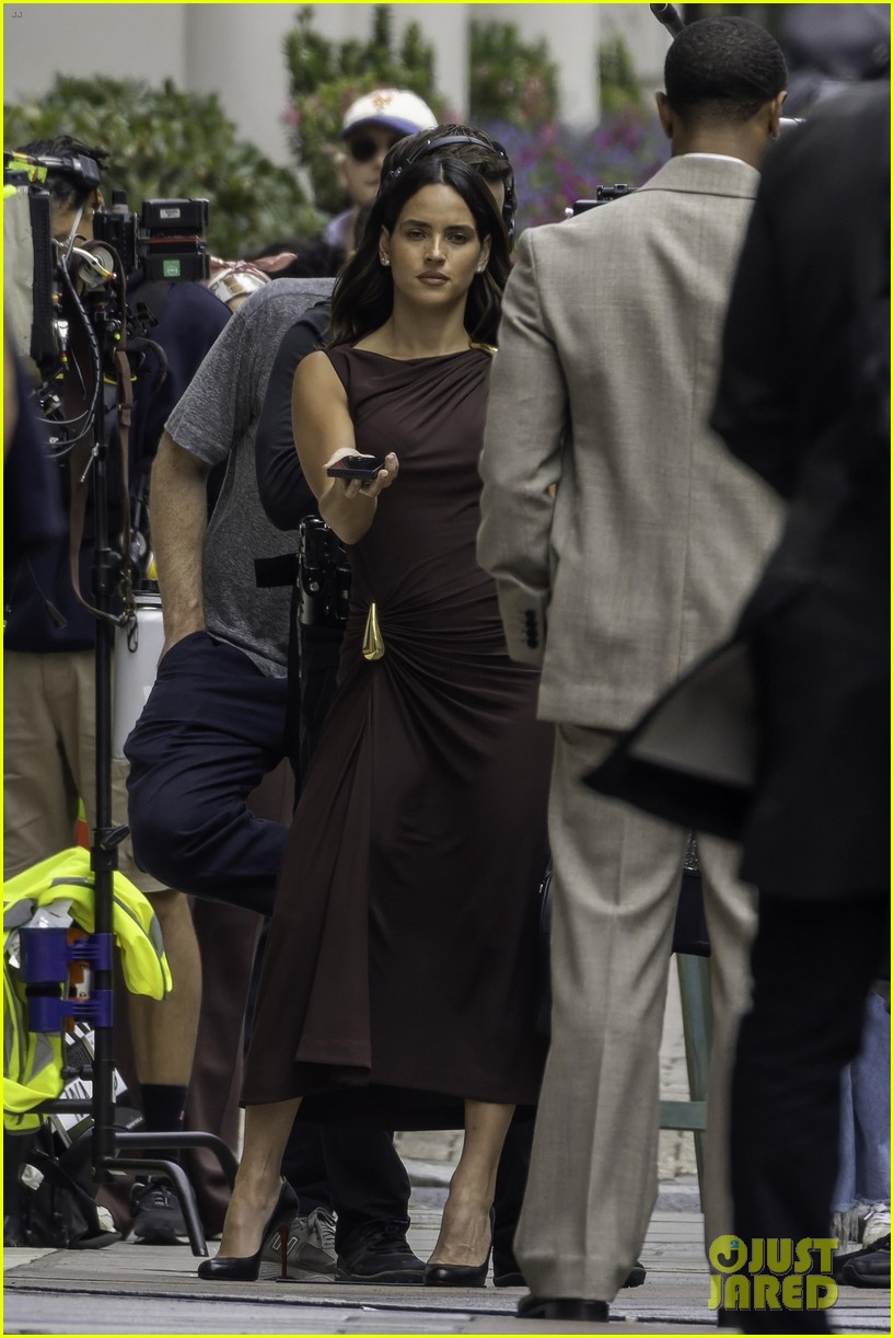 Michael B. Jordan Spotted Filming 'Thomas Crown Affair' Movie with Adria Arjona for First Time!