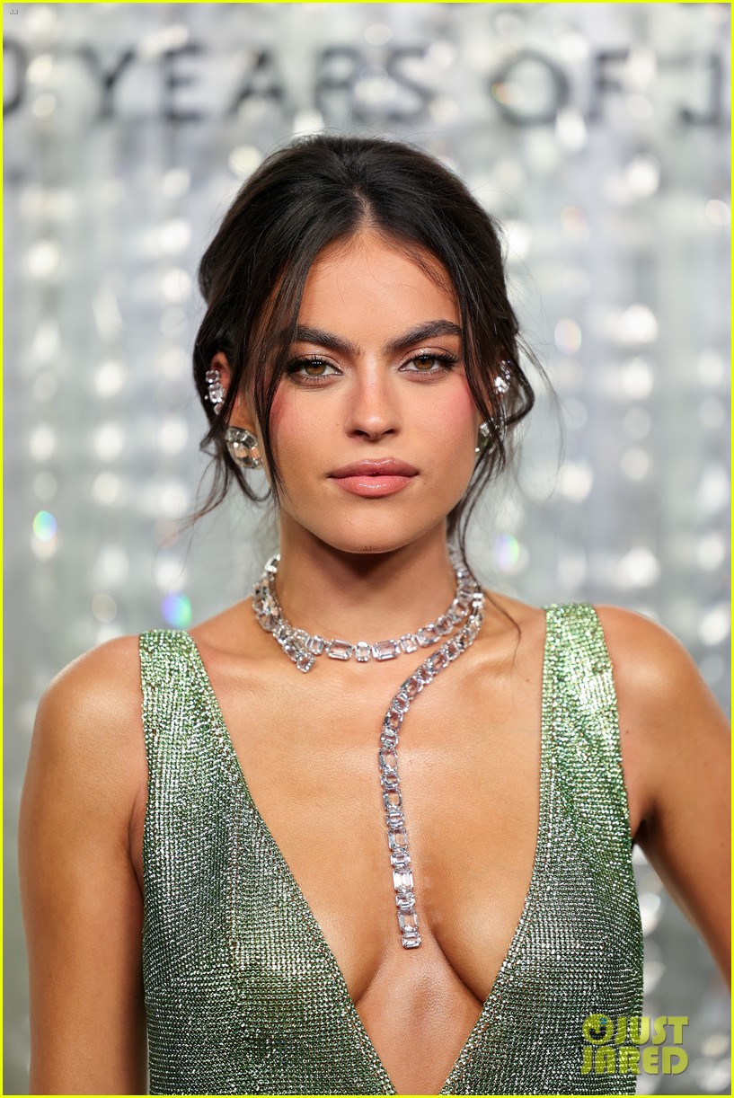 Brooks Nader Sparkles in Handmade Dress with 84,000 Crystals for Swarovski Event!