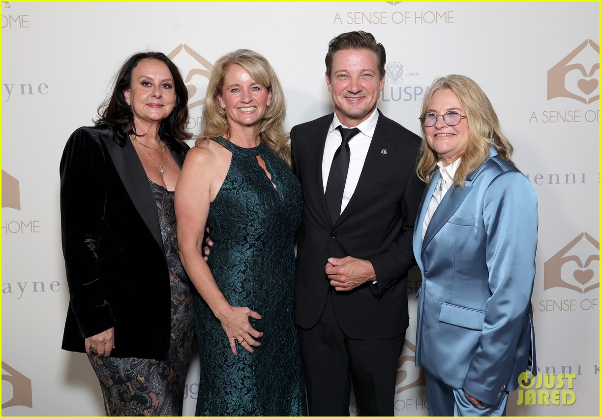Jeremy Renner Honored with Sister Kym at Star-Studded Charity Gala for Foster Youth