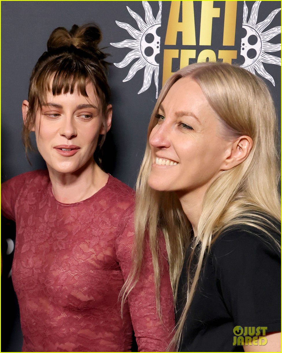 Kristen Stewart Wears Form-Fitting Sheer Dress at AFI Fest Premiere with Wife Dylan Meyer