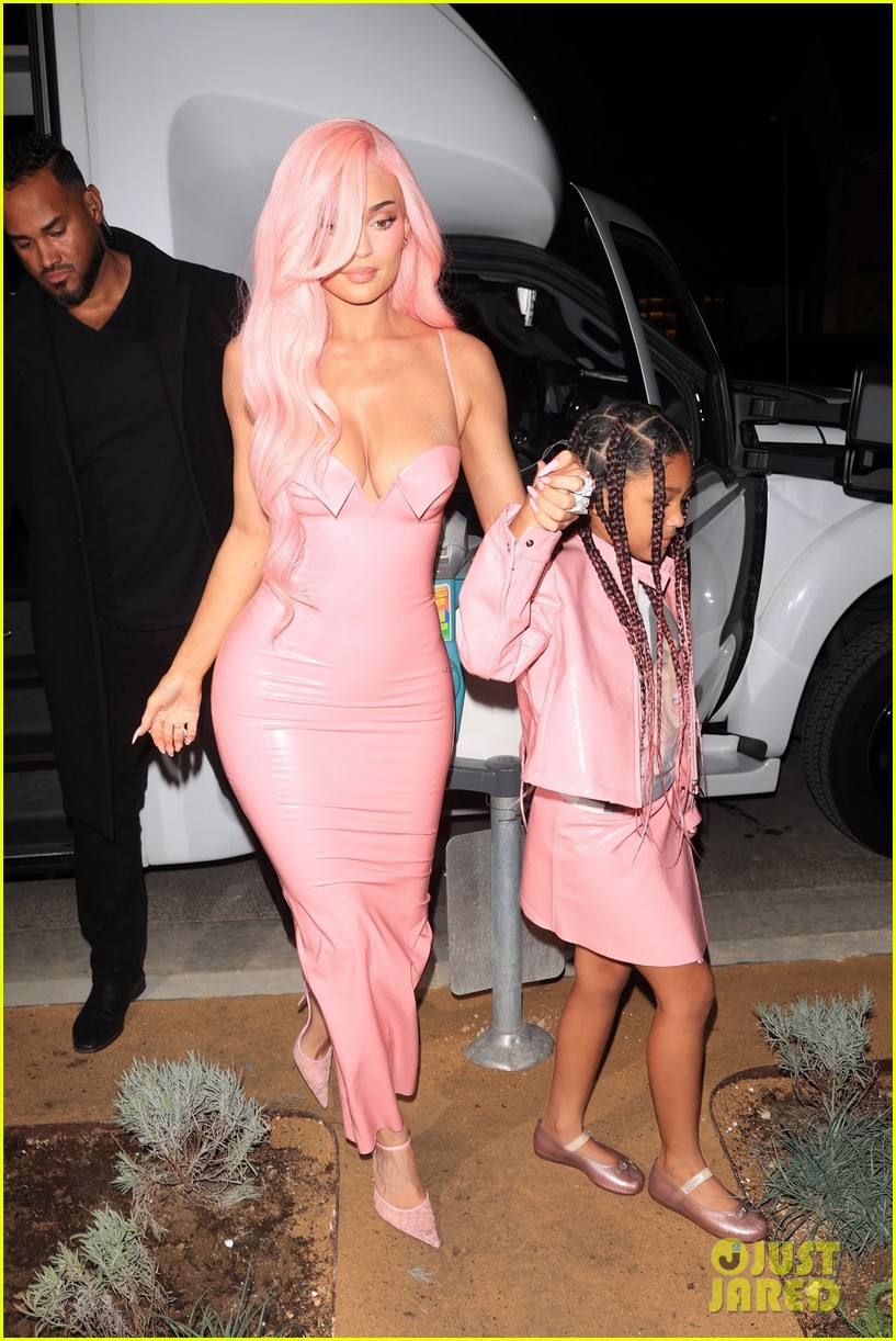 Kylie Jenner Wears Pink Latex Dress, Matches with Daughter Stormi at Kylie  Cosmetics 10th Anniversary Party! - Just Jared - Celebrity News and Gossip 