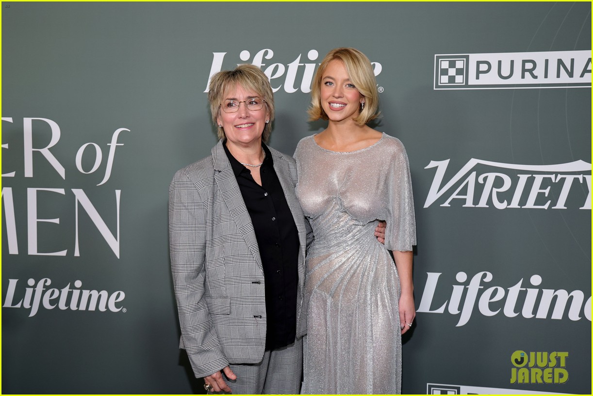 Sydney Sweeney Leaves Little to the Imagination in Silver Sheer Dress at Variety's Power of Women 2025 Event