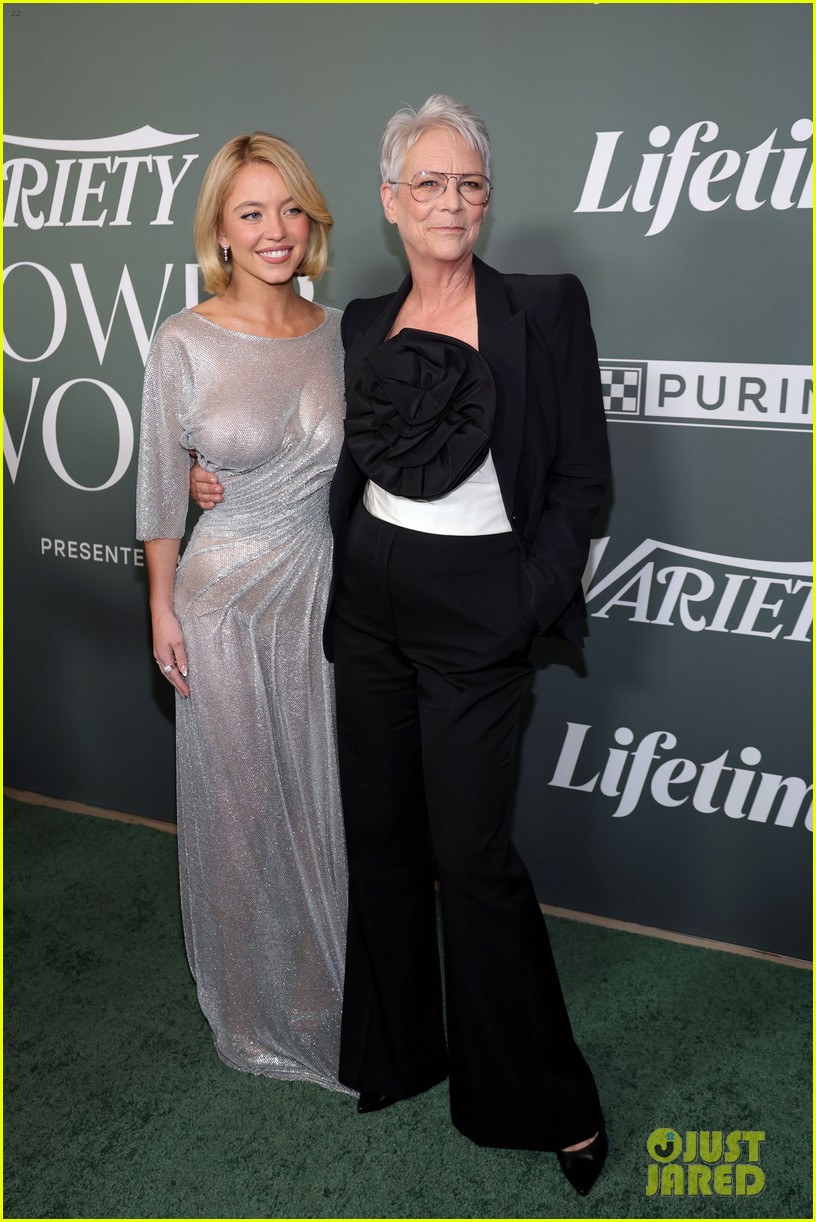 Sydney Sweeney Leaves Little to the Imagination in Silver Sheer Dress at Variety's Power of Women 2025 Event