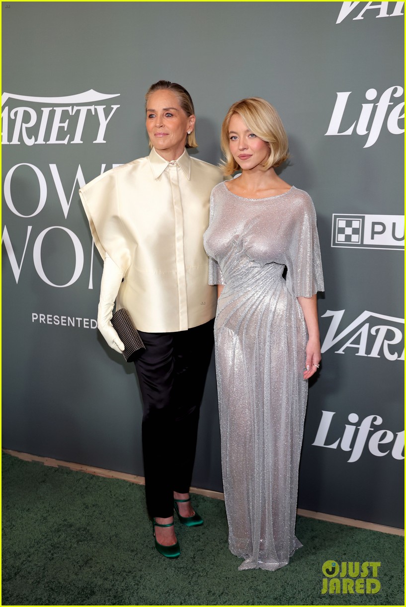 Sydney Sweeney Leaves Little to the Imagination in Silver Sheer Dress at Variety's Power of Women 2025 Event