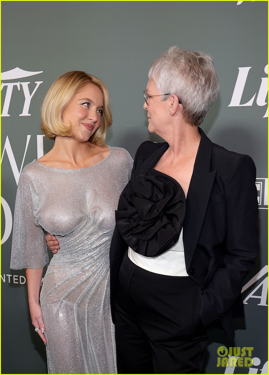Sydney Sweeney Leaves Little to the Imagination in Silver Sheer Dress at Variety's Power of Women 2025 Event
