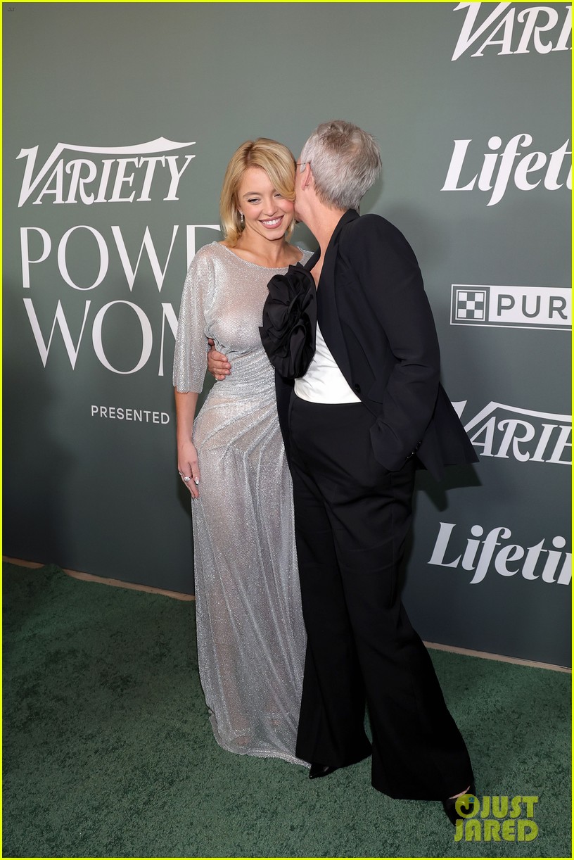 Sydney Sweeney Leaves Little to the Imagination in Silver Sheer Dress at Variety's Power of Women 2025 Event