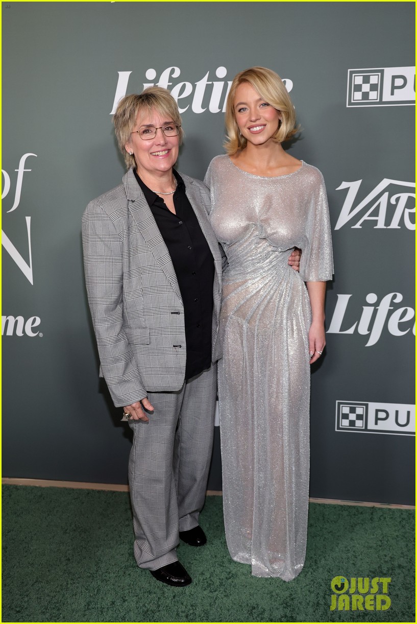 Sydney Sweeney Leaves Little to the Imagination in Silver Sheer Dress at Variety's Power of Women 2025 Event