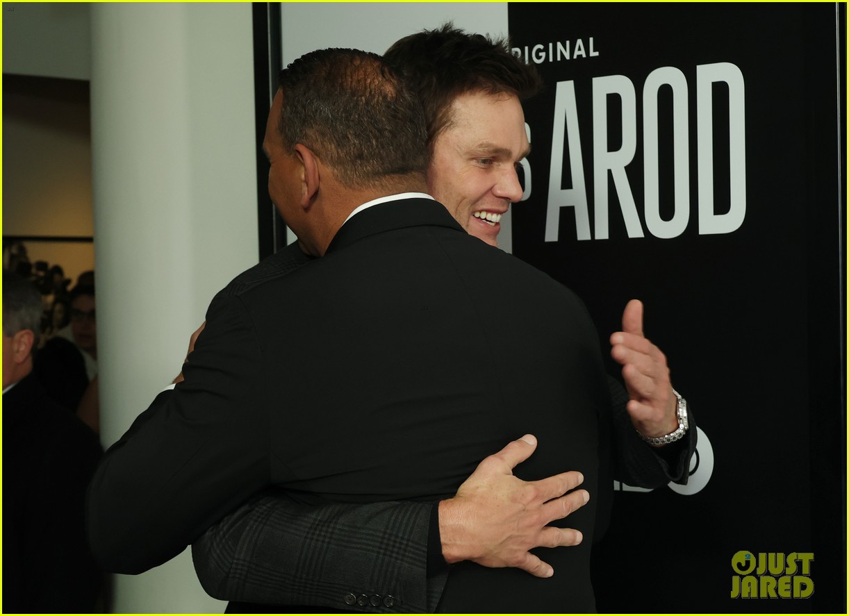 Tom Brady & Michael Strahan Support Alex Rodriguez at the Premiere of His HBO Docuseries 'Alex vs ARod'
