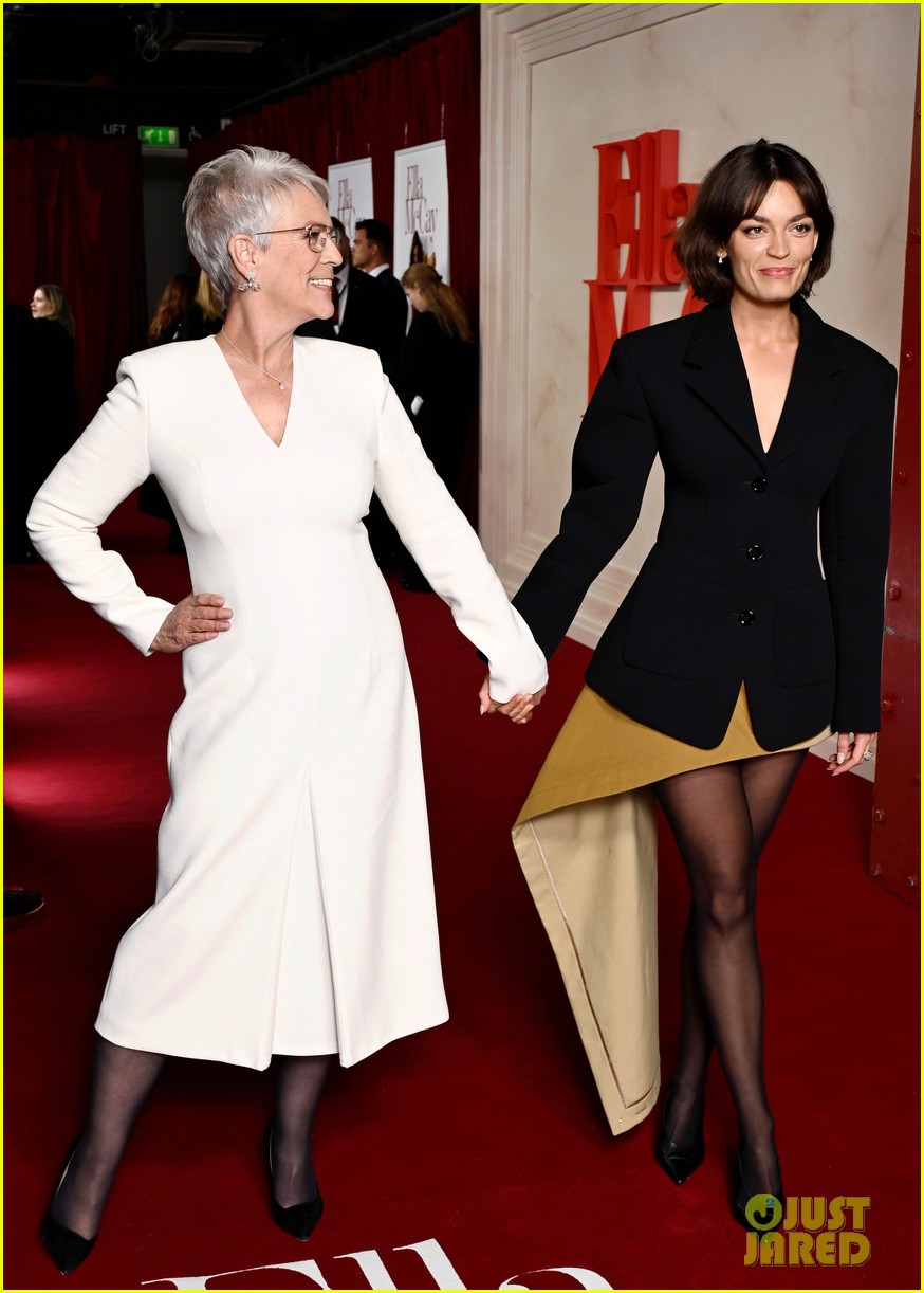 Emma Mackey & Jamie Lee Curtis Hold Hands at 'Ella McCay' Premiere in London