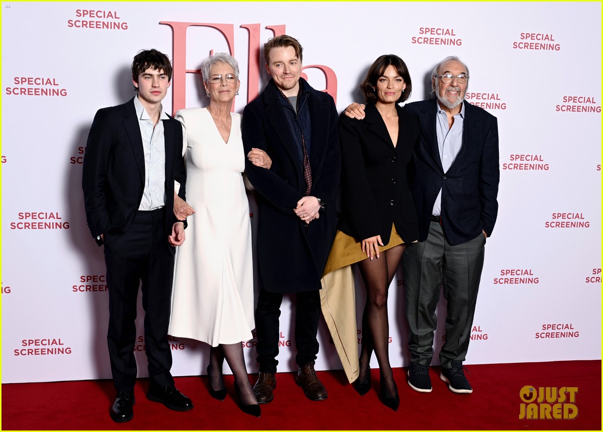 Emma Mackey & Jamie Lee Curtis Hold Hands at 'Ella McCay' Premiere in London