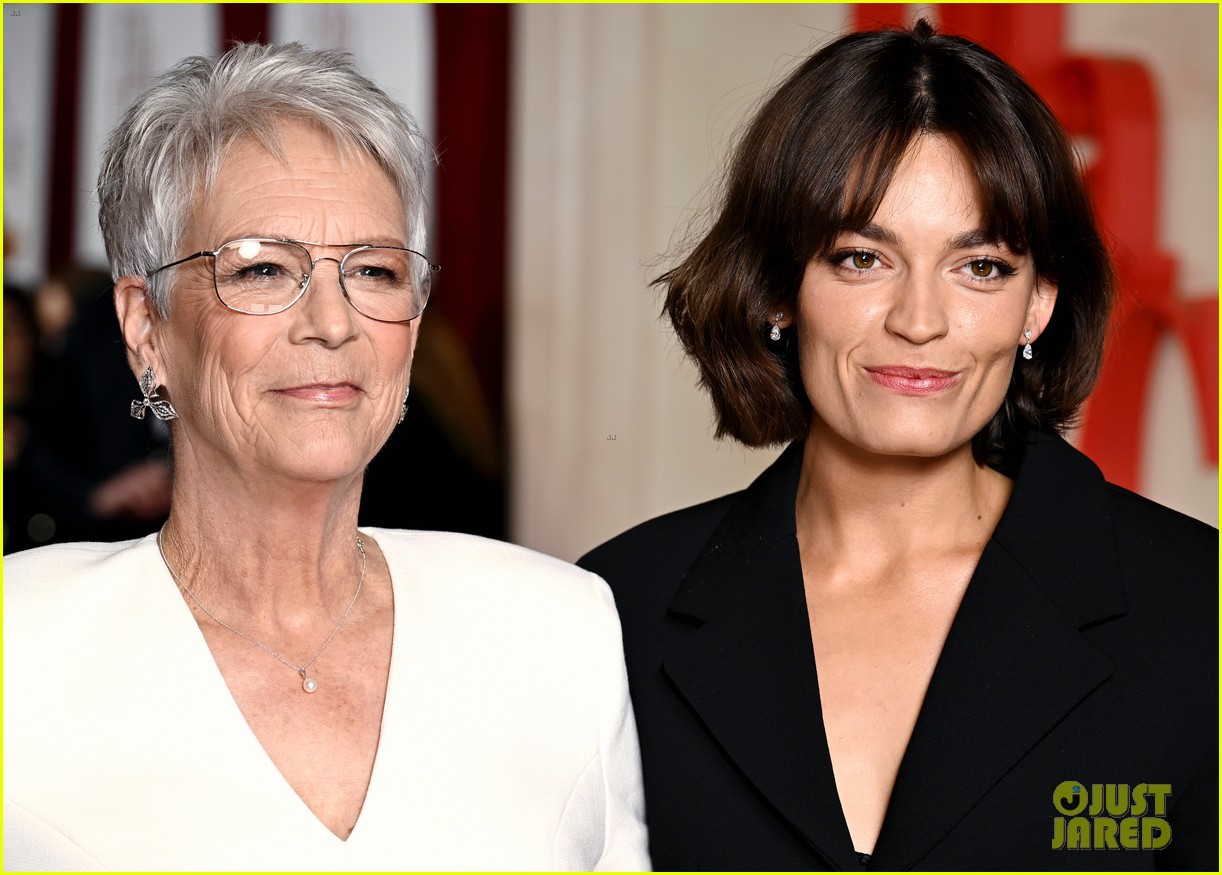 Emma Mackey & Jamie Lee Curtis Hold Hands at 'Ella McCay' Premiere in London