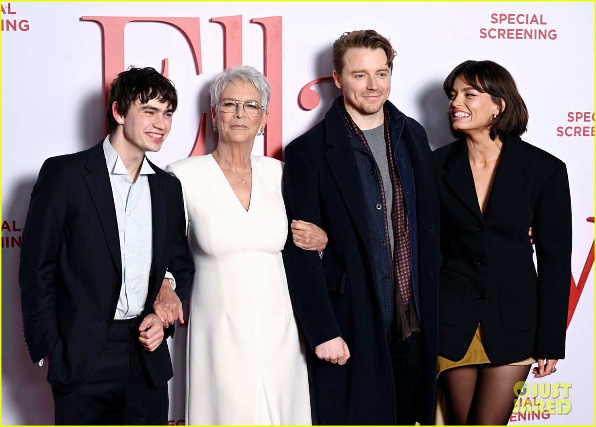 Emma Mackey & Jamie Lee Curtis Hold Hands at 'Ella McCay' Premiere in London